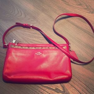 Coach crossbody with pouch